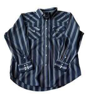 MWG Apparel Western long sleeve Pearl snap Mens XL